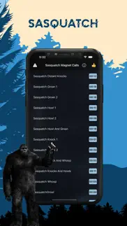 sasquatch hunting calls iphone screenshot 1