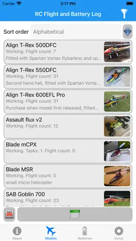 Game screenshot RC Flight and Battery Log mod apk