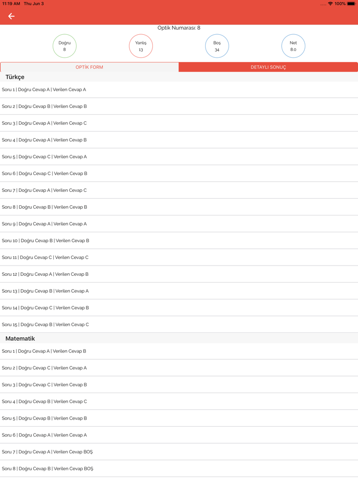 Model Optik Okuma Pro