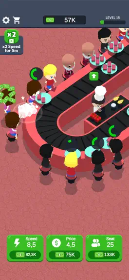 Game screenshot Idle Sushi Restaurant 3D hack