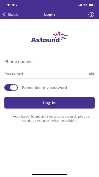 Astound Phone Screenshot