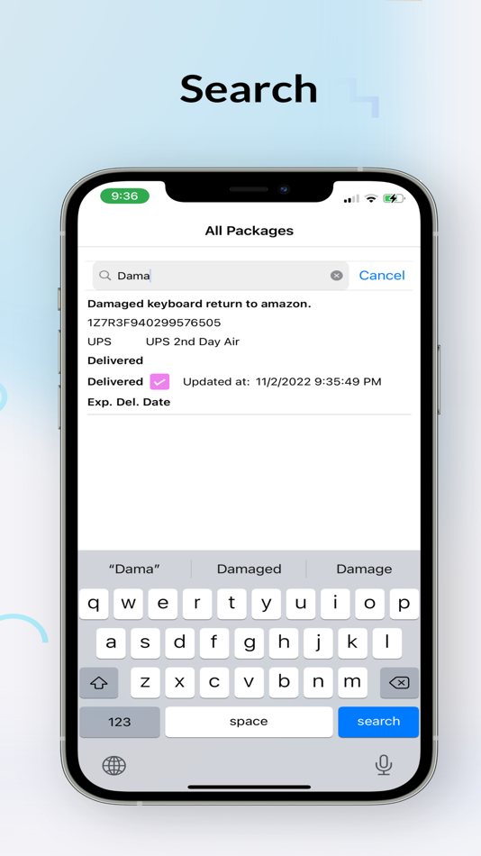 #5. Package Tracker (c2w) (iOS) 来自: jiang chen