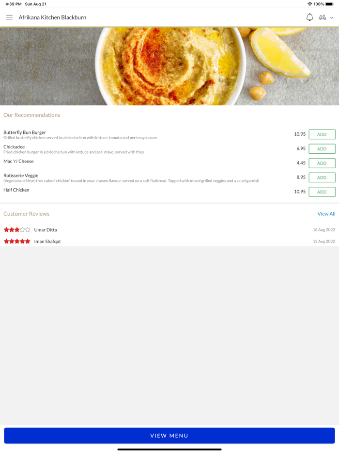 Afrikana Kitchen Blackburn