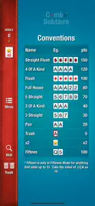 Combo Solitaire screenshot #3 for iPhone