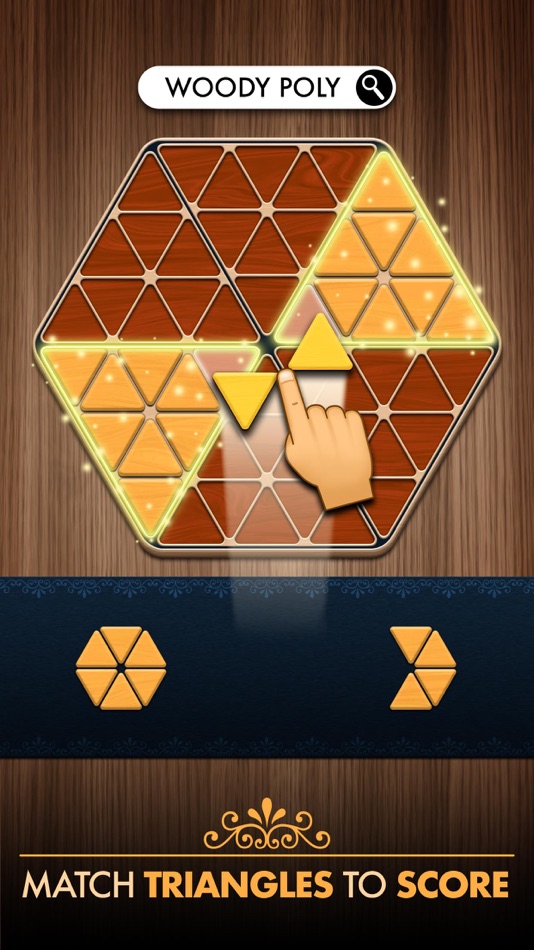 #6. Woody Poly Block Hexa Triangle (iOS) 由: Athena Studio