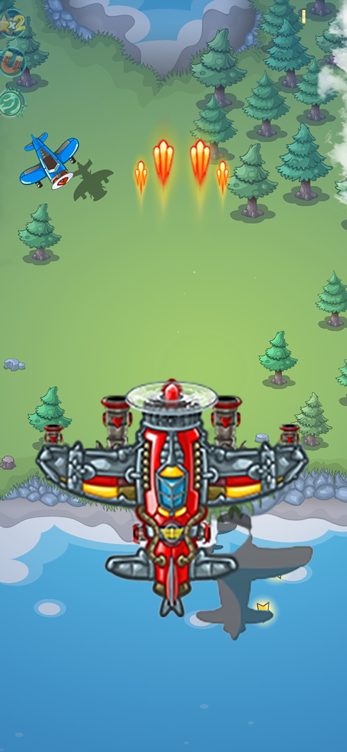 Flying Shooter Alien War Game