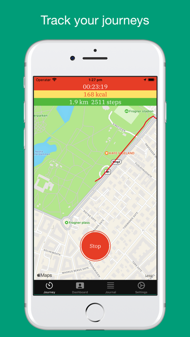 AJourney Privacy First Fitness Screenshot