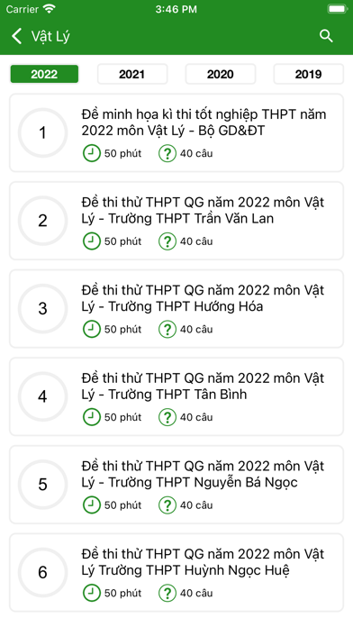 Ôn Thi THPT 2022 Screenshot