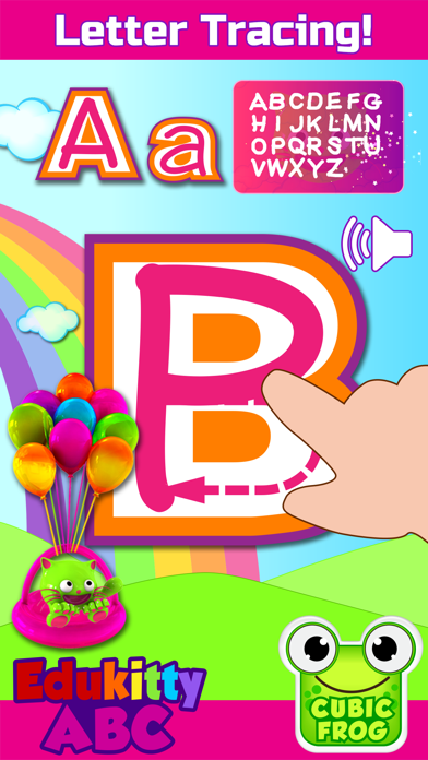 EduKitty ABC Letter Quiz-Free Amazing Educational Games, Tracing and Flash Cards for Preschoolers and Toddlers screenshot 2