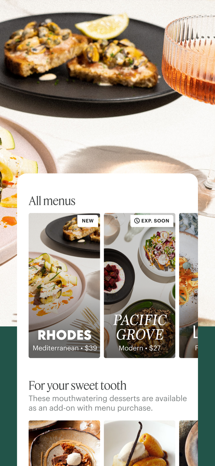 Entrée - Upscale Delivery