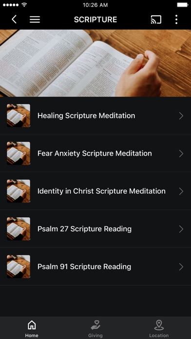 Expression Church App Screenshot