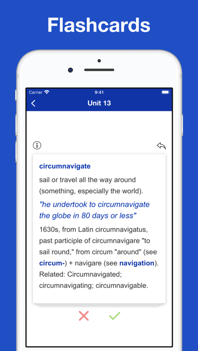 Vocabulary for IELTS, TOEFL Screenshot