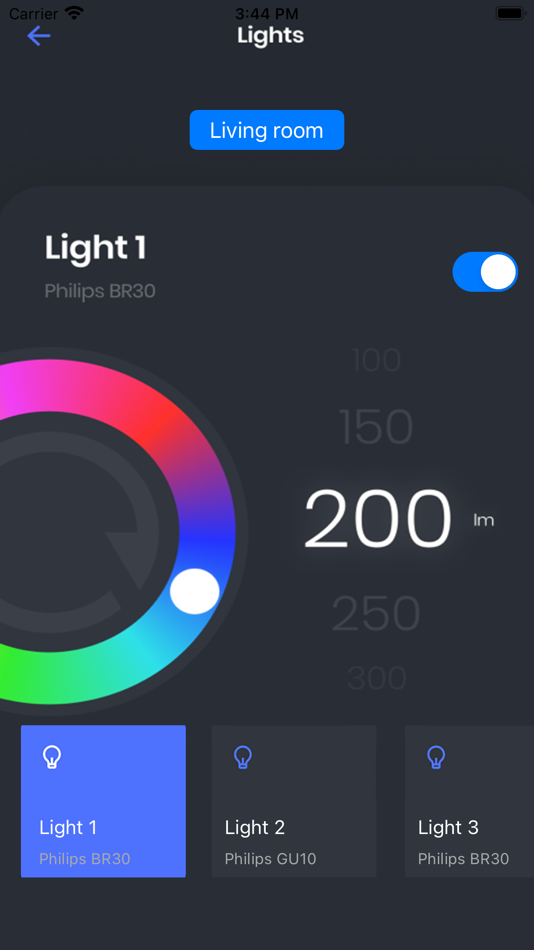 #3. Smart LED Light Controller App (iOS) Bởi: ALPHA TRAN TRADING AND TRANSPORTATION COMPANY LIMITED