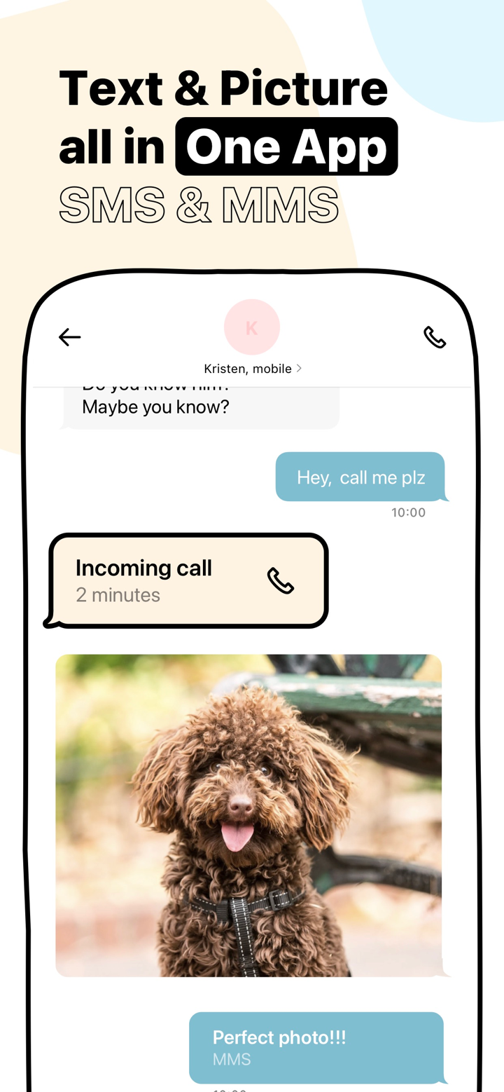 Text ON: Call Now Second Phone screenshot 4