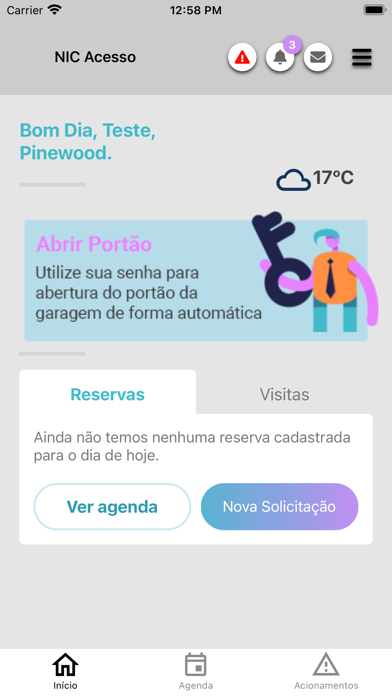 NIC Acesso Screenshot