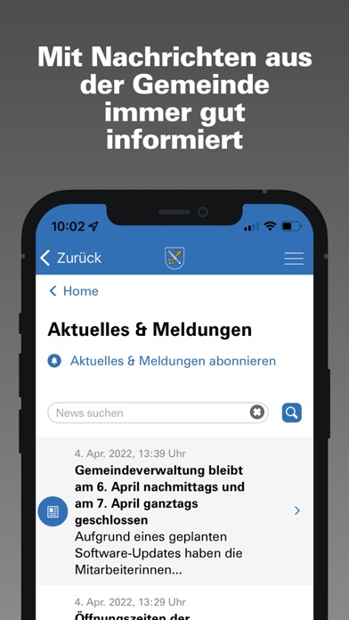 Gemeinde Allschwil Screenshot