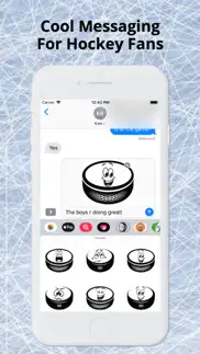 ice hockey puck emojis iphone screenshot 3