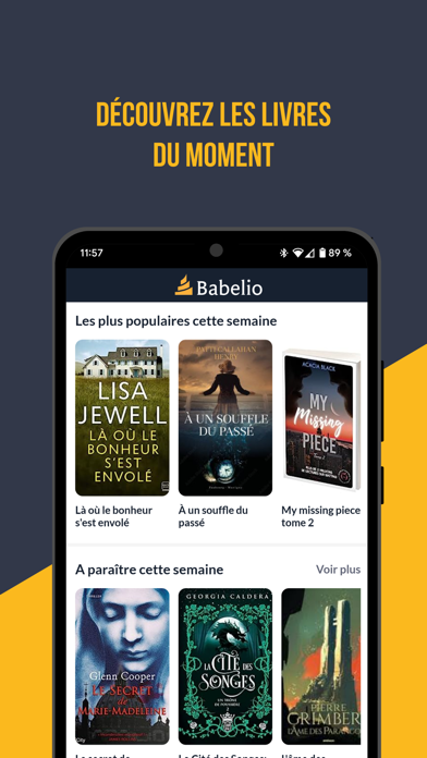 Babelio, ma bibliothèque Screenshot