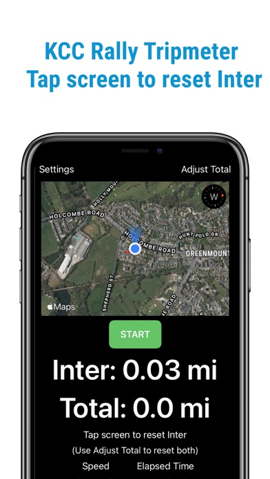 KCC Tripmeter Screenshot