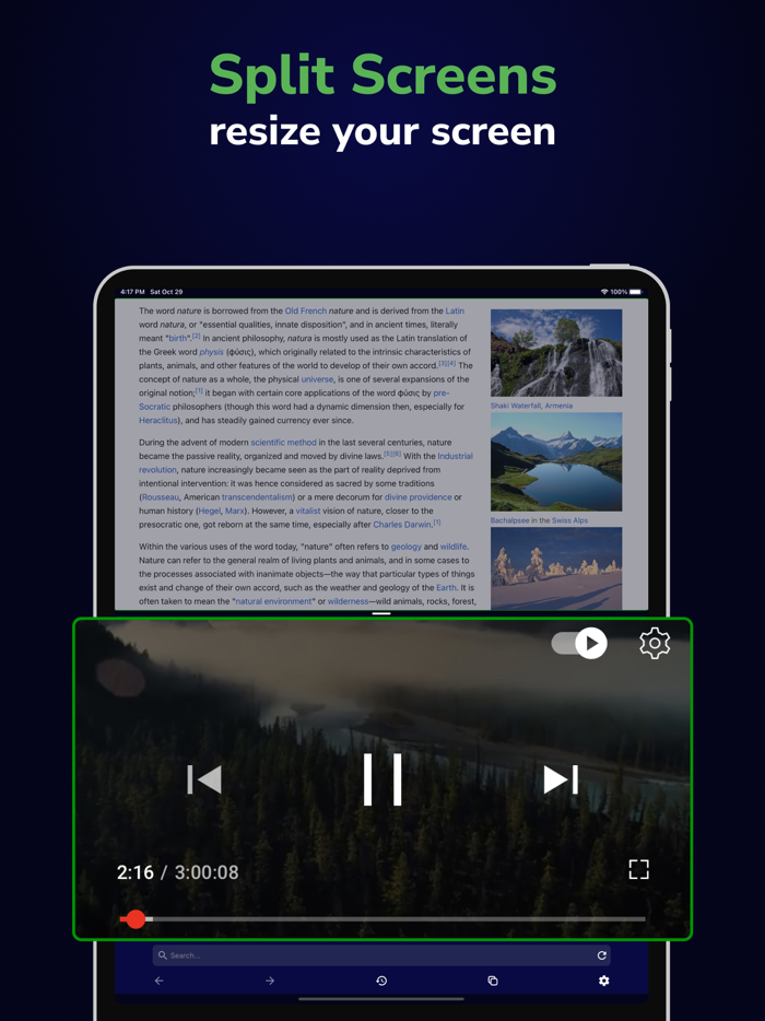 Split Screen Multitasking Tool