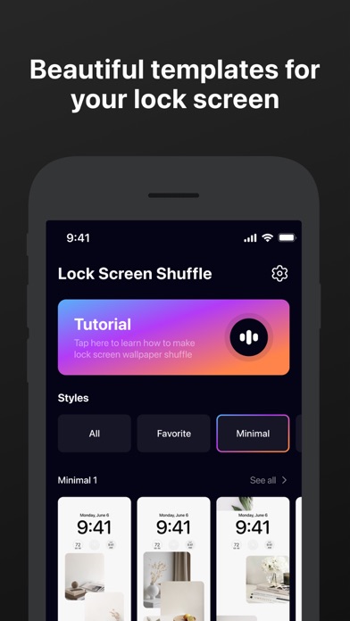 Lock Screen Shuffle Screenshot
