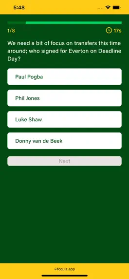 Game screenshot fcQuiz apk