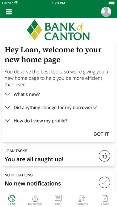 Bank of Canton Home Loans Screenshot