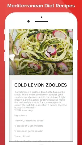 Game screenshot Mediterranean Diet Recipe hack