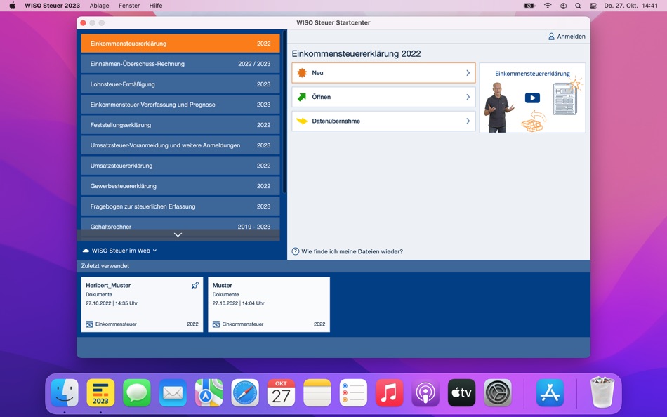 WISO Steuer 2023 - 30.13.4260 - (macOS)