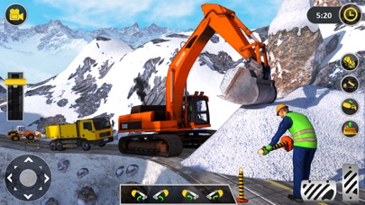 Crane Excavator Simulator Game Screenshot