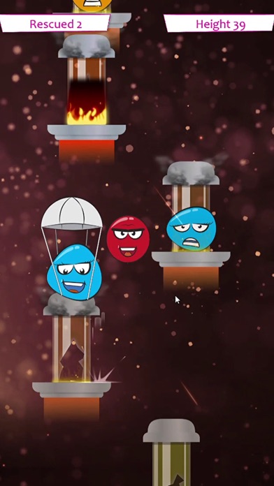 Hero Ball Fire Jump Screenshot