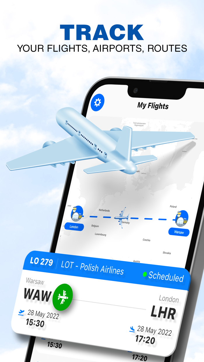 Flight Tracker, Track Airlines