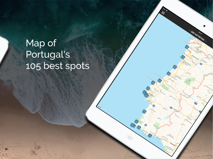 Surf Map Portugal