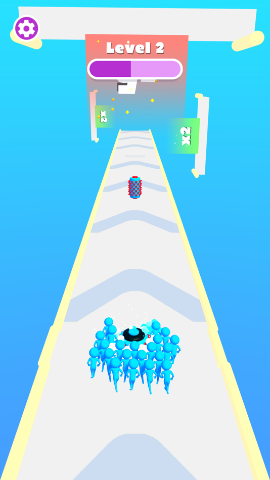 #3. Crowd Run Master 3D (iOS) 由: Ahmet Ikbal Adlig