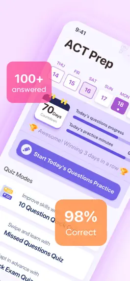 Game screenshot ACT Exam Prep 2023 apk