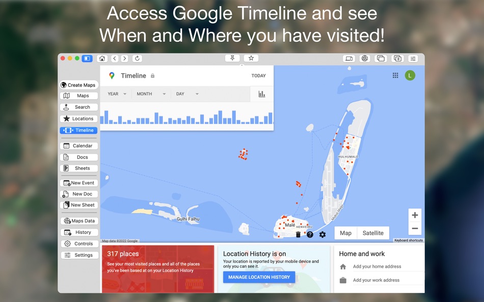 #7. Explore - for Google Maps (macOS) Podle: Lucian Boiangiu