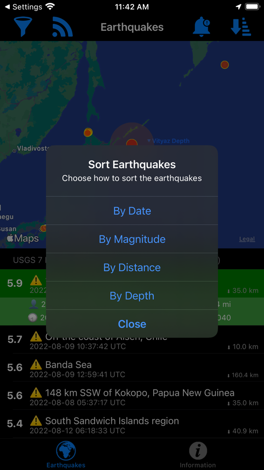 #5. Wake up! Earthquake LITE (iOS) 由: Stefano Russello