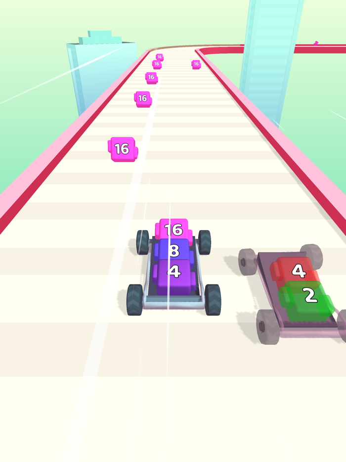2048 Race - Racing Game