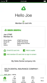 delta dental mobile app iphone screenshot 2