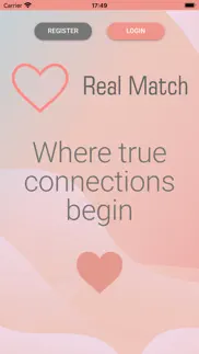 real match app iphone screenshot 1