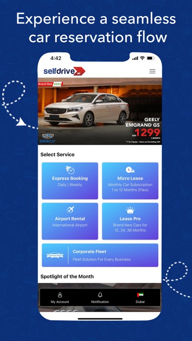 Screenshot #1 pour SelfDrive - Car Rental