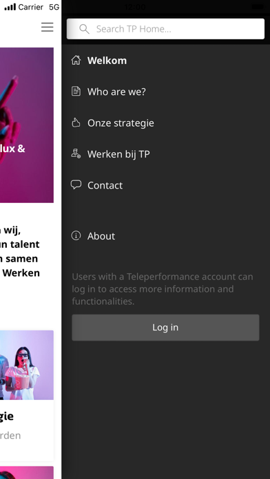 TP Home Screenshot