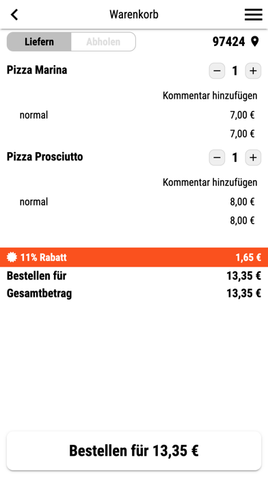 Olimpia Pizzorante Screenshot