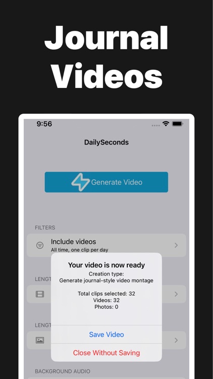 DailySeconds - Video Journal