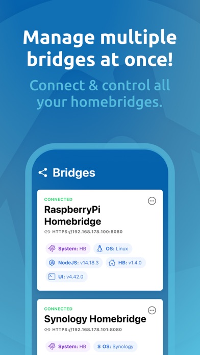 Bridge Control for Homebridge Screenshot