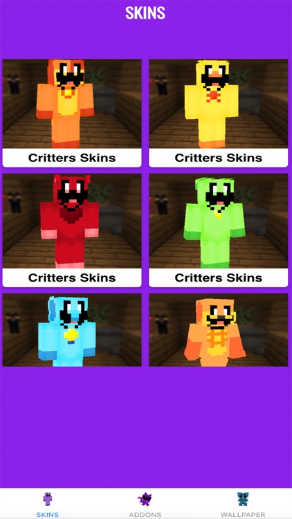 Critters Cat Skins For MCPE