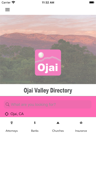 Visit Ojai Directory Screenshot