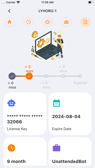 OrangeWorkForce Screenshot