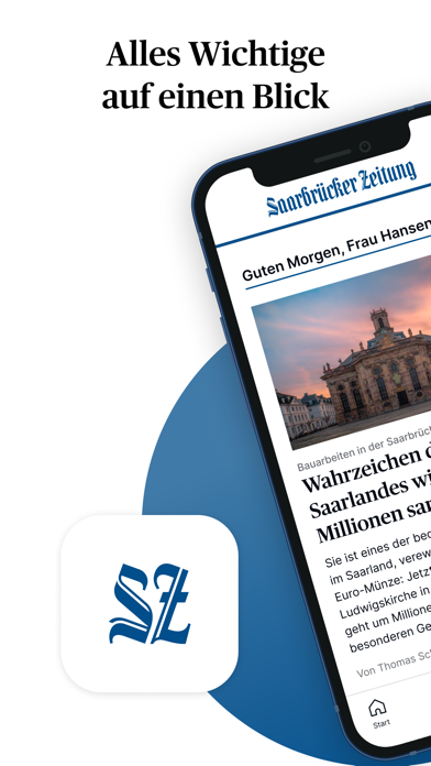 Saarbrücker Zeitung Screenshot