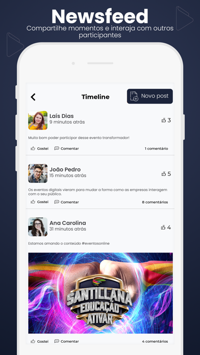 Convenção Santillana Educação Screenshot